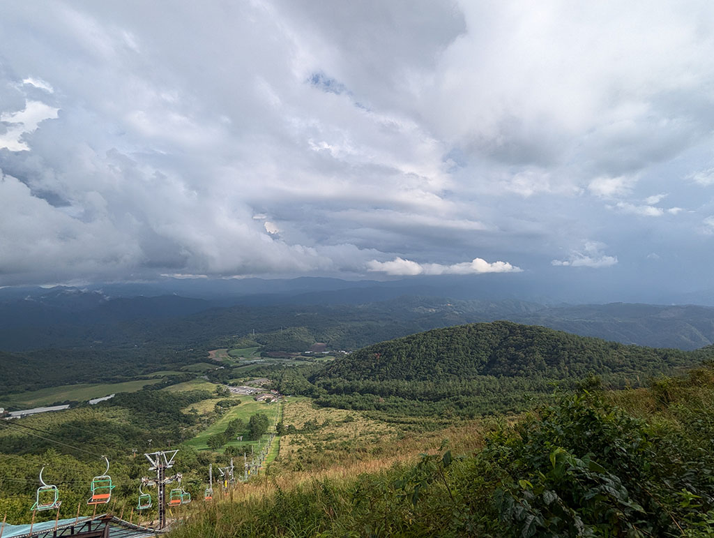 リフトから眺める景色
