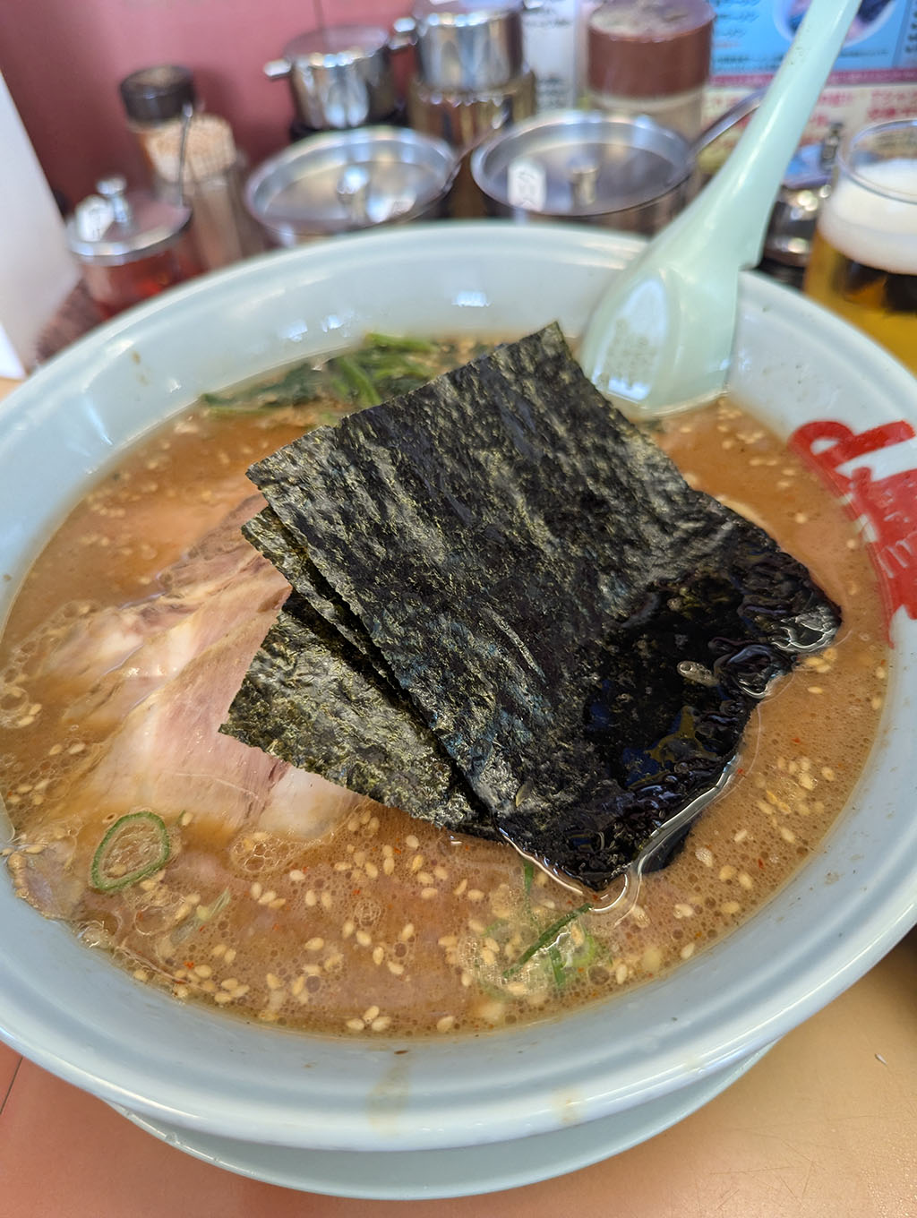 山岡家 味噌チャーシュー麺大盛