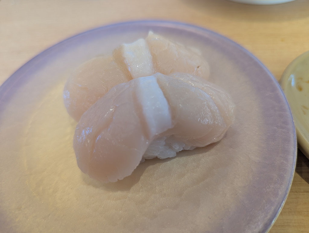 魚まるの寿司ほたて