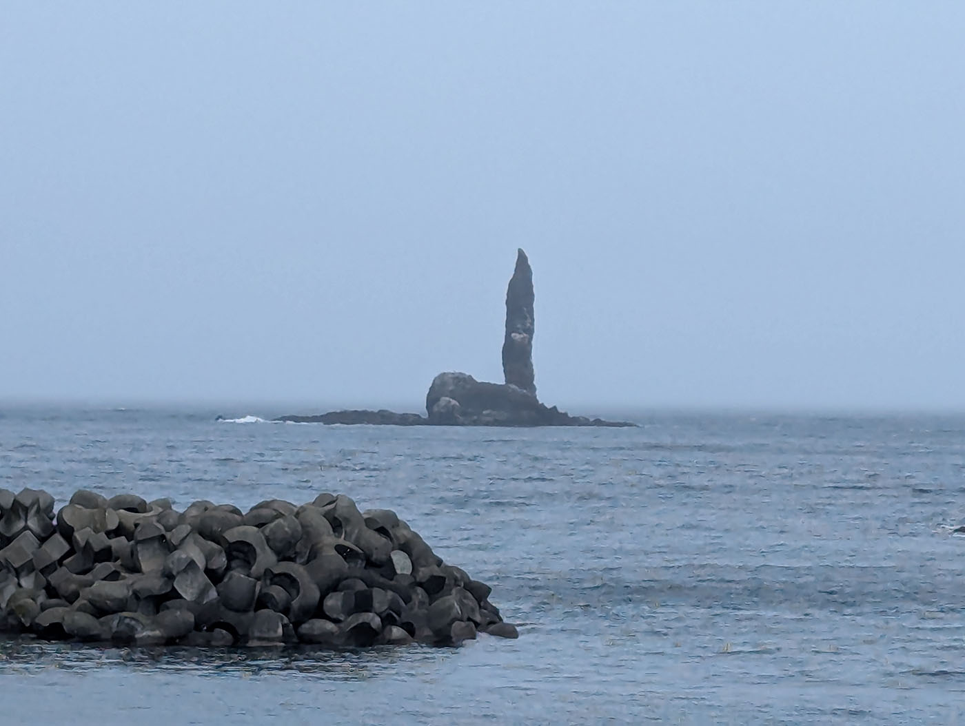 神威岬近くの風景