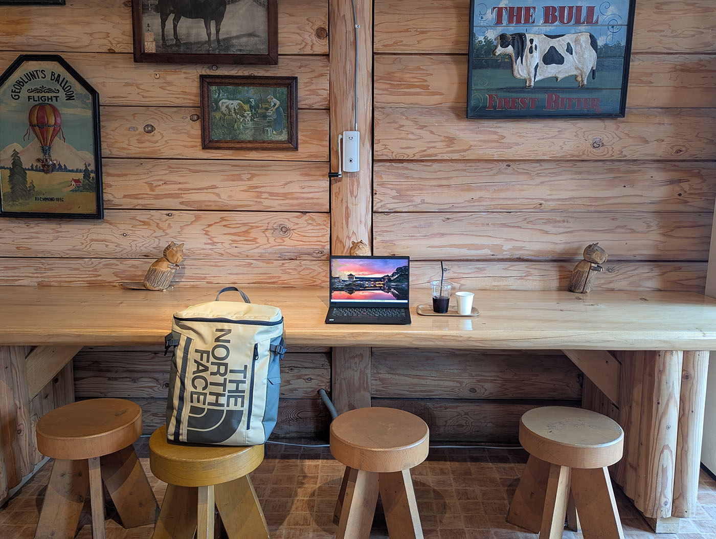 花畑牧場で仕事