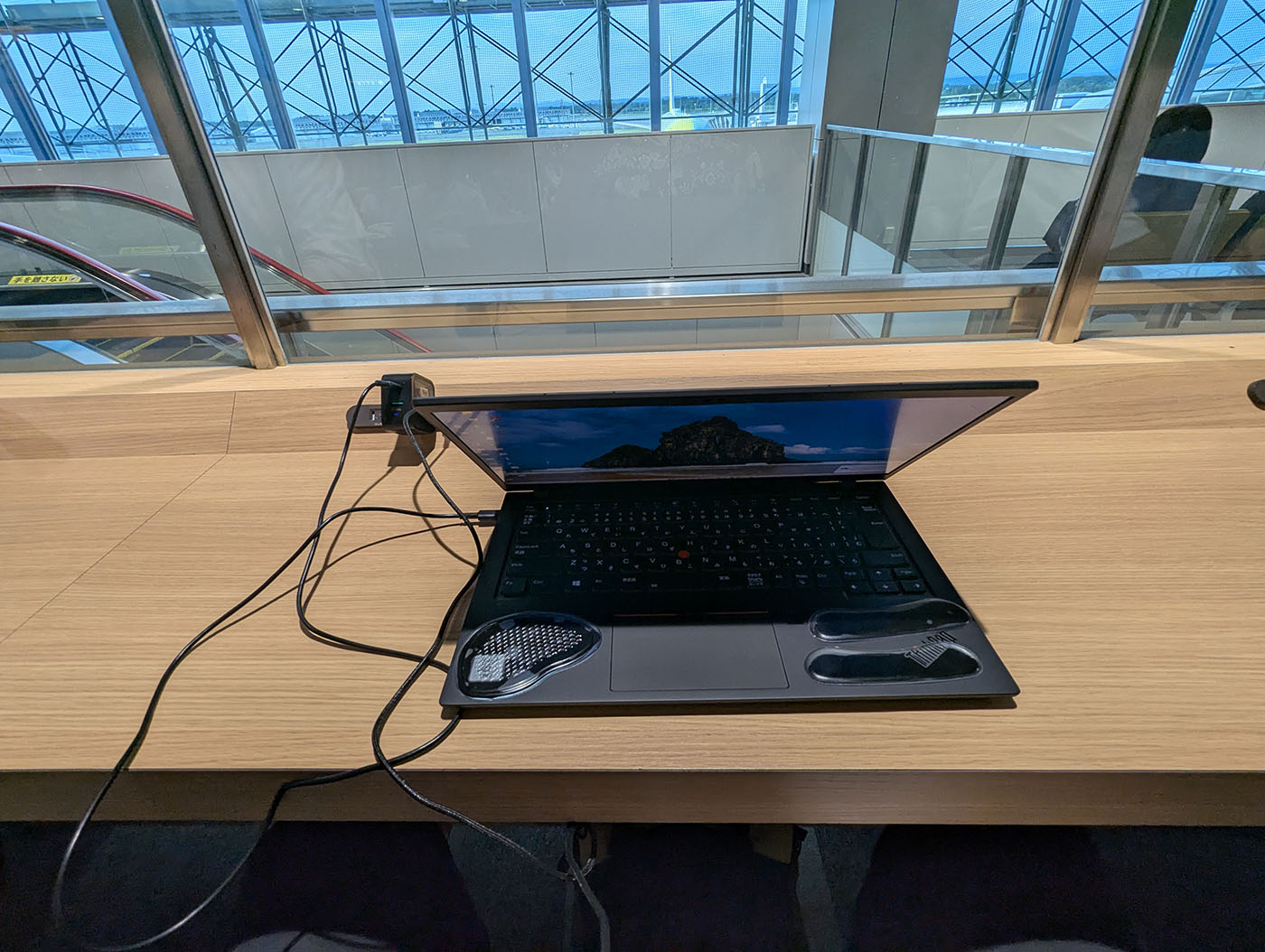 新千歳空港でノマドワーク