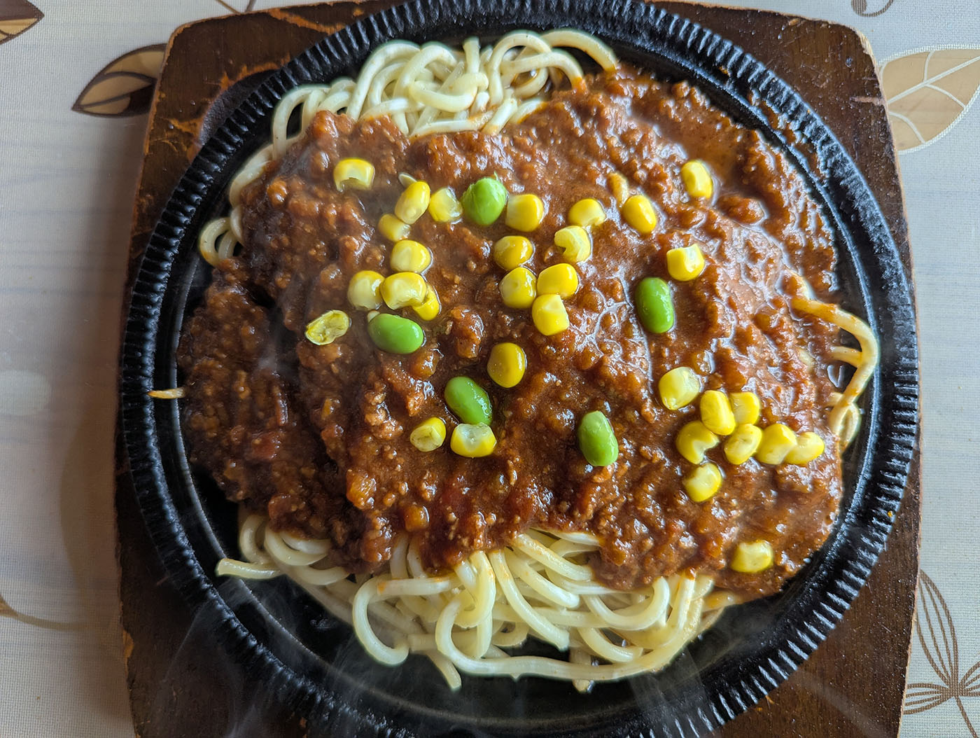 大豆ミートスパゲティ