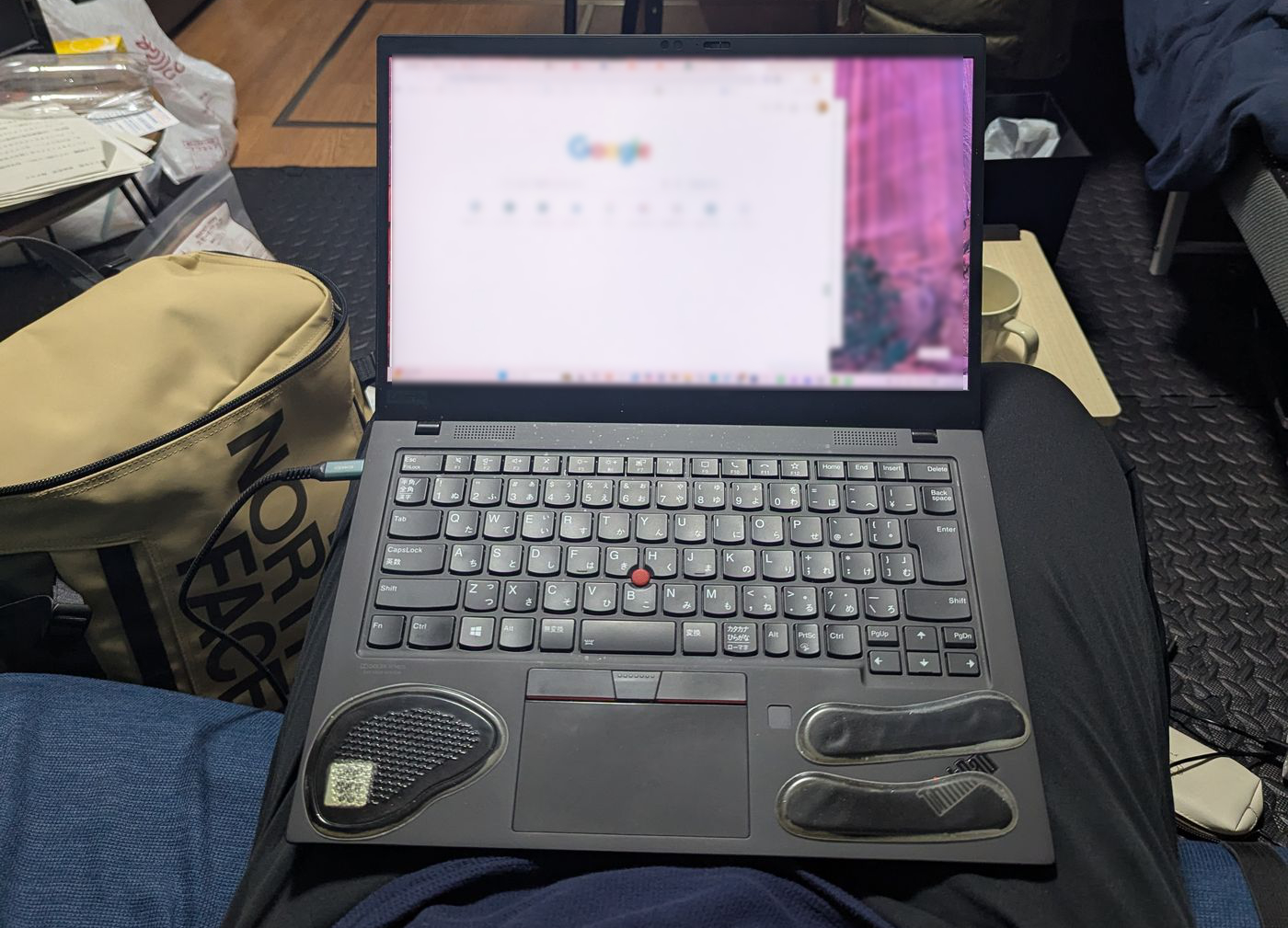 帯広の部屋で仕事