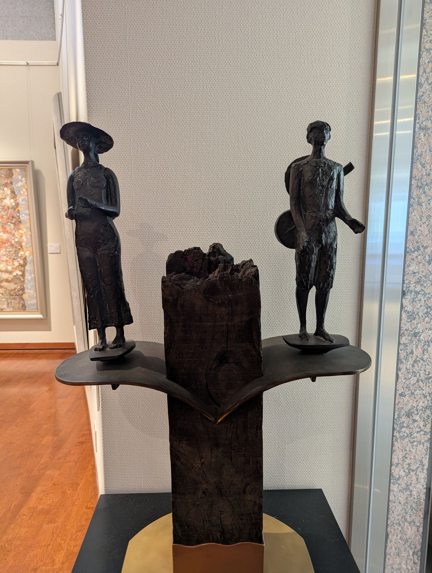 田中彰作「旅人たちのモニュメント」