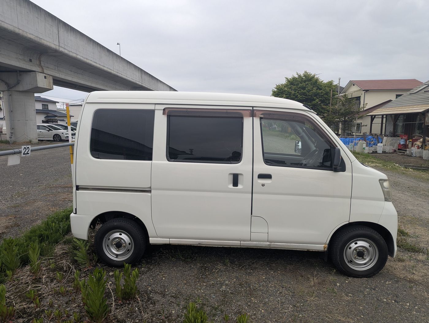 ハイゼットカーゴと対面