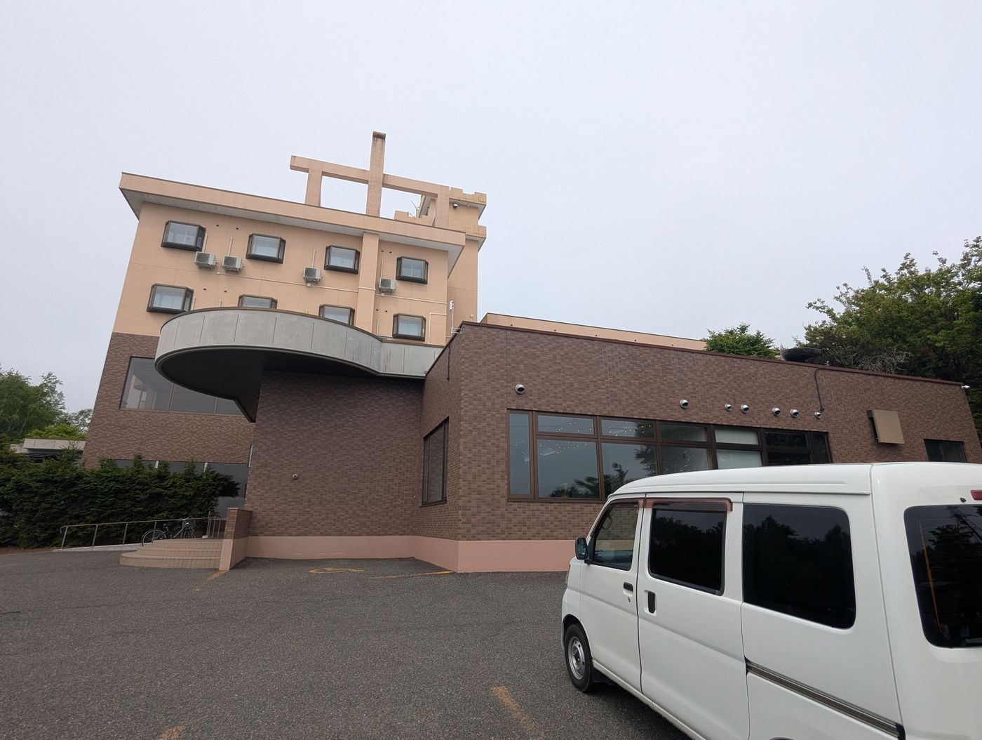 鳳乃舞温泉の駐車場